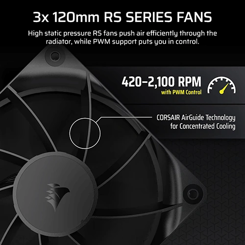 Corsair Nautilus 360 RS LCD CPU Liquid Cooler